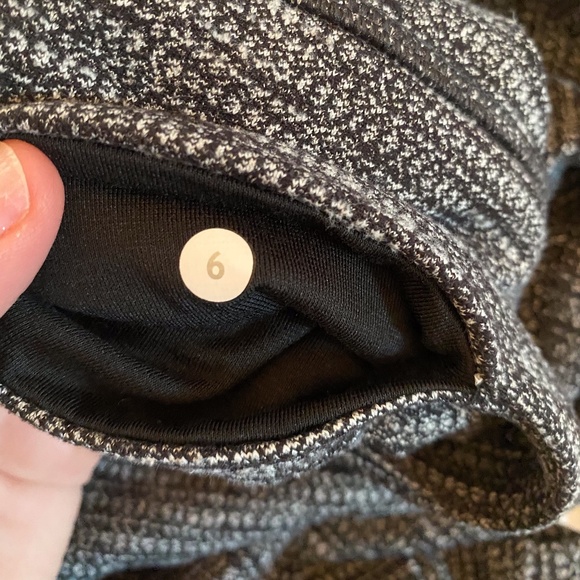 Lululemon Wunder Under - Coco Pique Black White - Picture 2 of 3